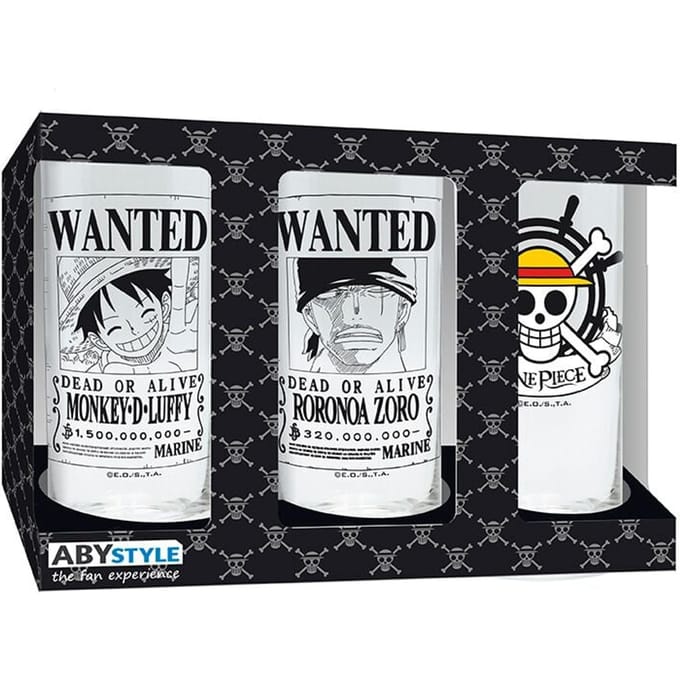 One Piece Gläser Set Unisex Glazenset - doorzichtig - Standard