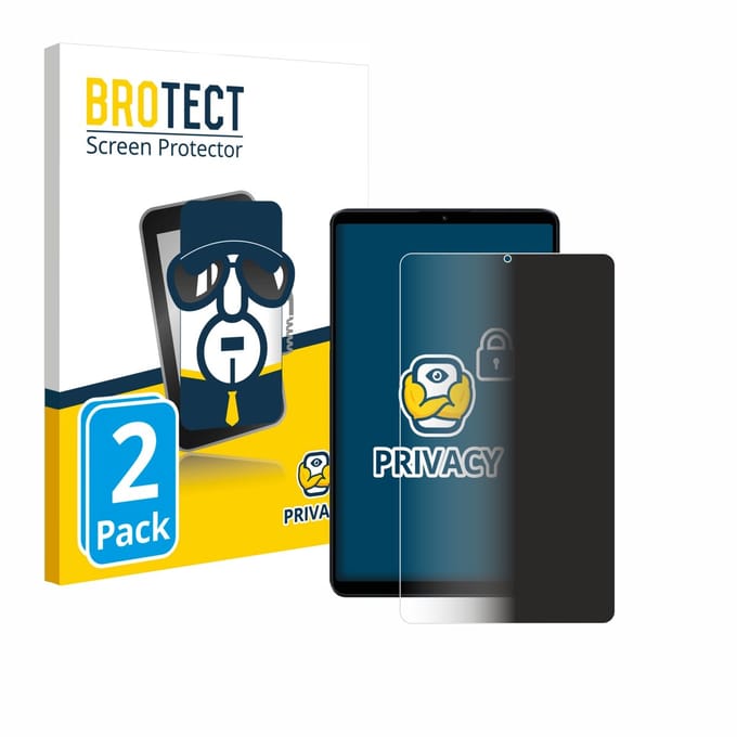 BROTECT - privacy screenprotector voor Xiaomi Redmi Pad SE 8.7 - Folie Beschermfolie Blauwlichtfilter 2 Stuks