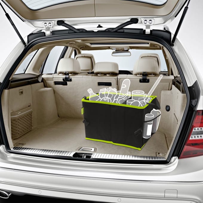 Shop & Drive Auto Organizer - Opvouwbaar - 36×30×25 cm - Zwart [54924A]
