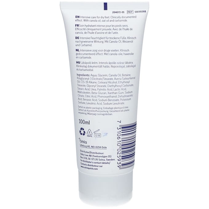 Salvequick® Voetherstelcrème 100 Voetcrème