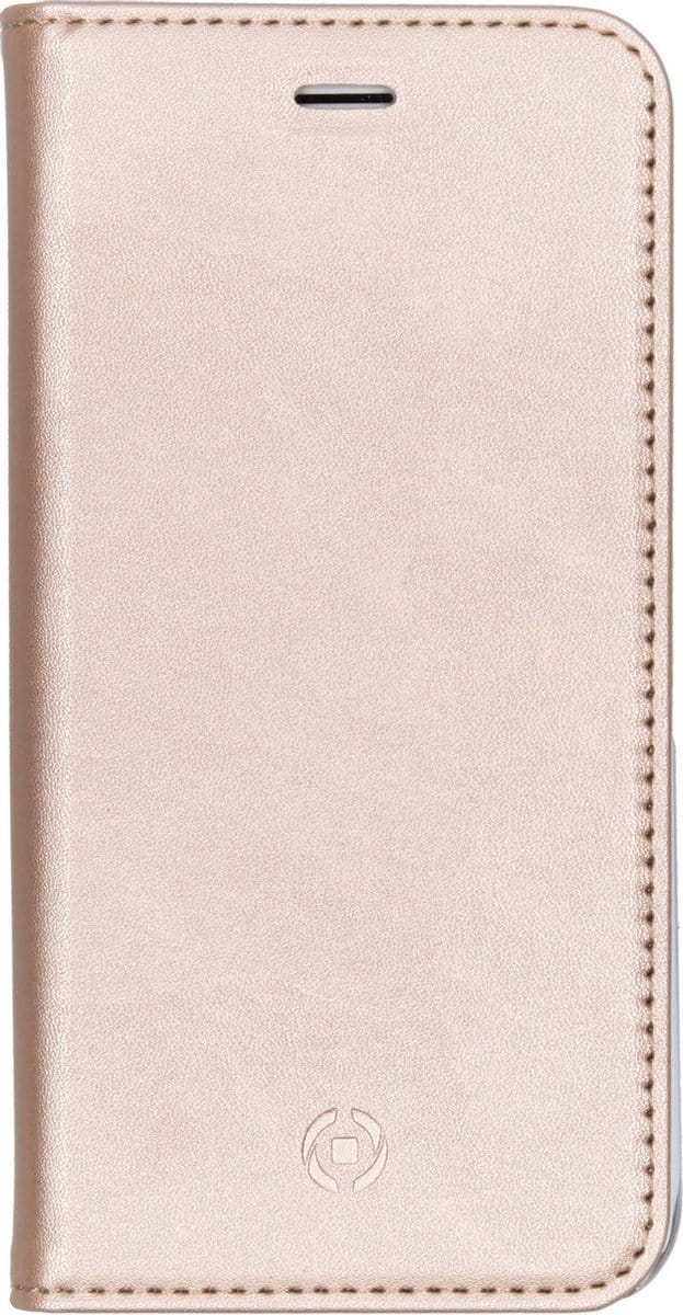 Celly Air Case Book Hoesje - Goud - voor iPhone 7 / 8 / SE (2020/2022)