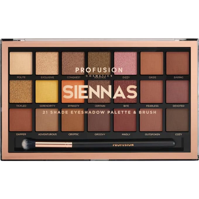 Profusion 21 Eyeshadow Siennas 245 g