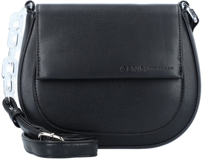 TOM TAILOR Schoudertas Anne Flap Bag Black Zwart