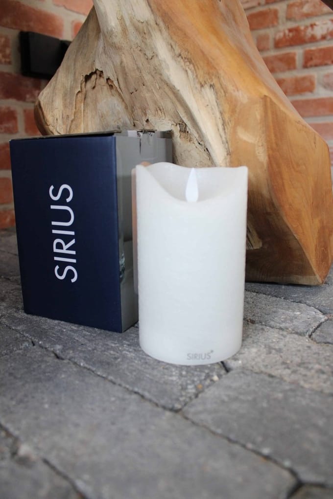 Sirius - Sirius Sara LED Kaars - oplaadbaar - rechargable - Ø7,5xH12,5 cm