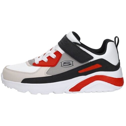 Lage Sneakers Skechers Uno Lite Klittenband Laag - wit - Maat