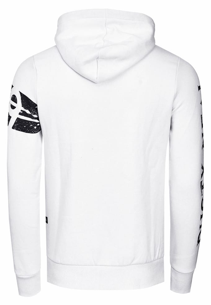Sweatvest met prints aan de voorkant