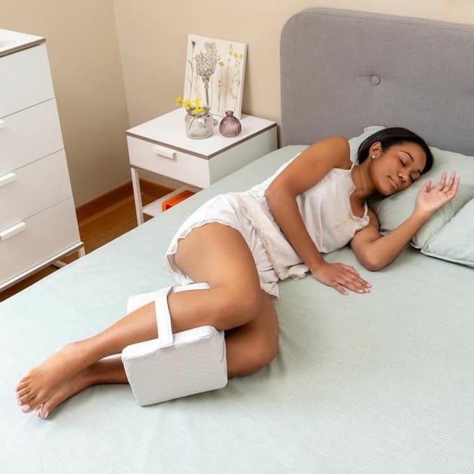 Oreiller Ergonomique - Lerellow - Papillon - Mousse à Mémoire de Forme - Sangle réglable - Lavable