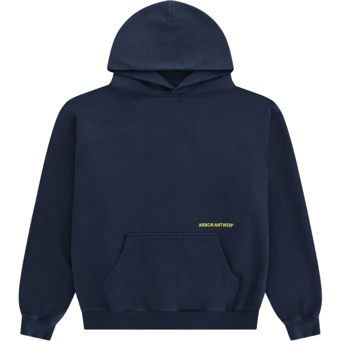Arbor Antwerp Circle Application Hoodies Blauw Circle Application Hoodie