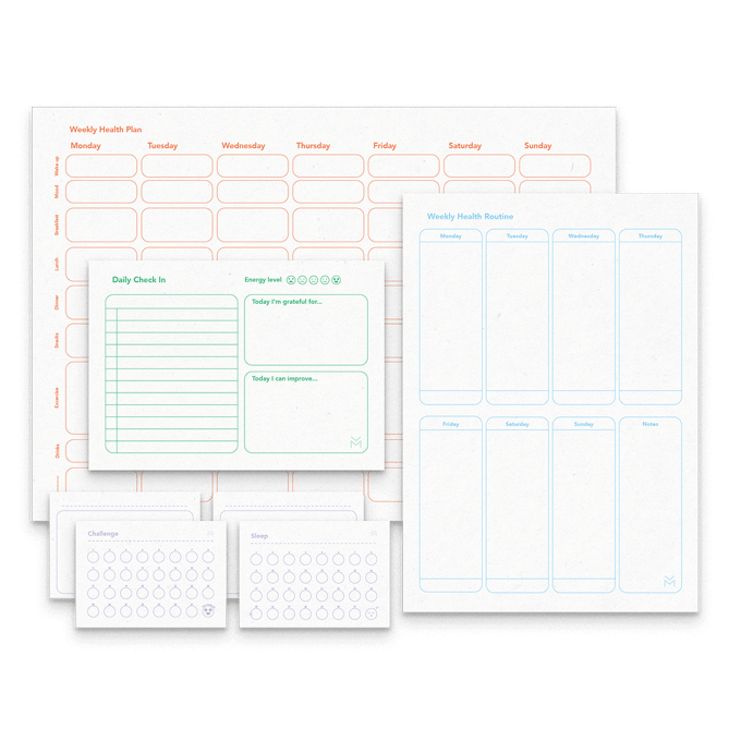 Erasable Magnetic Health Planner - None