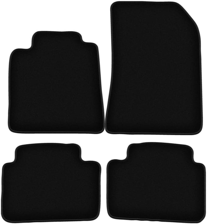 BASIC zwarte veloursmatten voor: Renault Vel Satis liftback, hatchback (2001-2010)