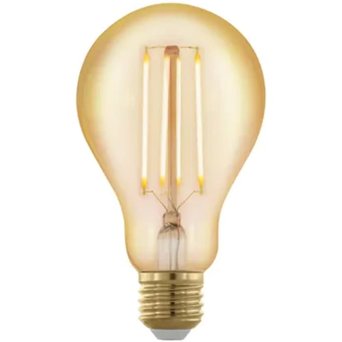 Eglo Ledfilamentlamp Peertje - Amber - D7,5cm - Warm Wit - E27 - 4w