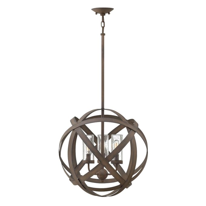 Hinkley LED Kroonluchter | 3X E14 Max 40W | IP44 | Dimbaar | Vintage Iron
