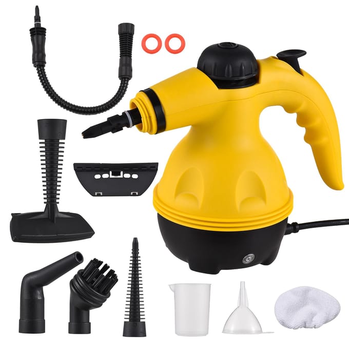 Handheld stoomreiniger 1200W Draagbare hoge temperatuur stoomreinigingsmachine met druk EU Plug