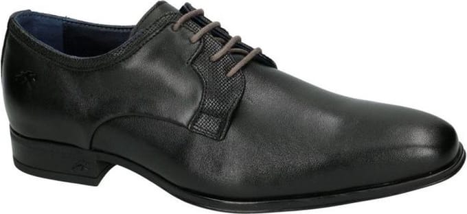 Fluchos -Heren -  zwart - geklede lage schoenen - maat 42