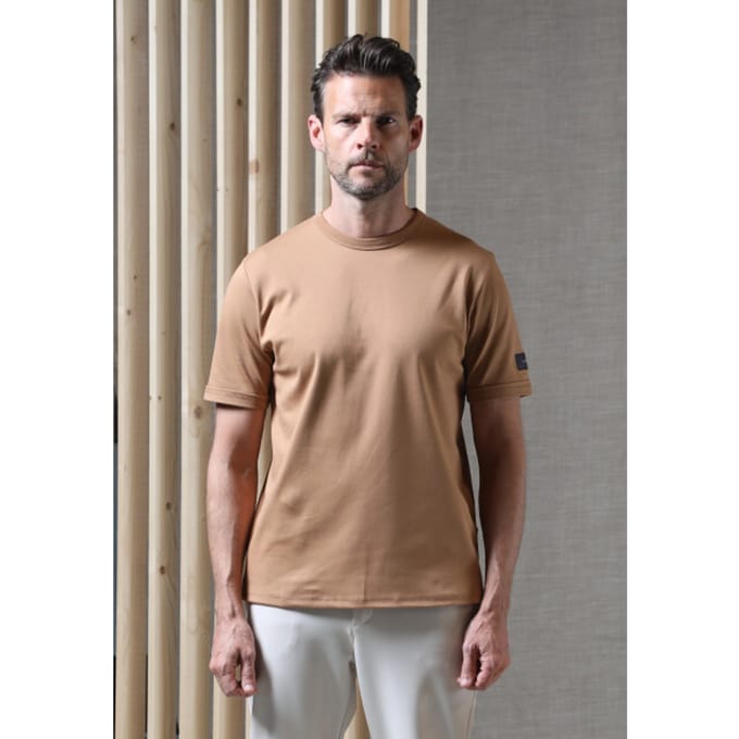 Gabbiano - Heren Shirt - Dan - 156215 - 5004 Roasted Pecan