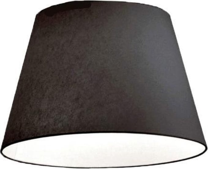 Artemide Tolomeo Lampenkap Zwart Satijn Ø 36 cm