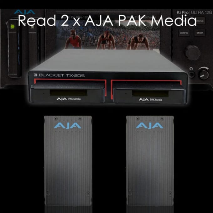 BLACKJET DX-1P AJA PAK Media Reader module