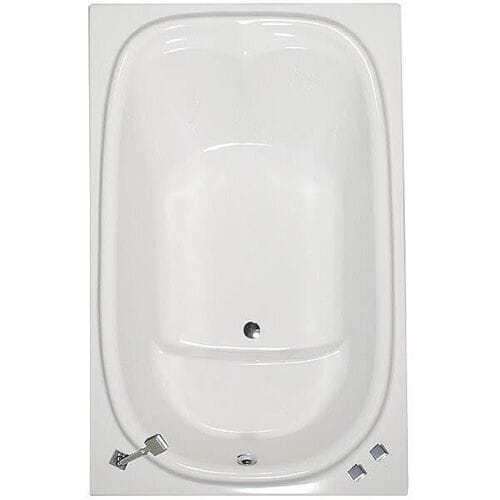 Caribia Duo rectangular bathtub 202 x 127 cm Duo incl. foot frame