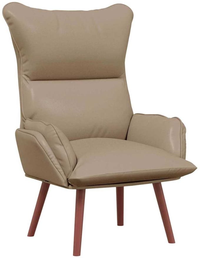 vidaXL - Fauteuil - Cappuccino - 69 - x - 74 - x - 93 - cm - Kunstleer