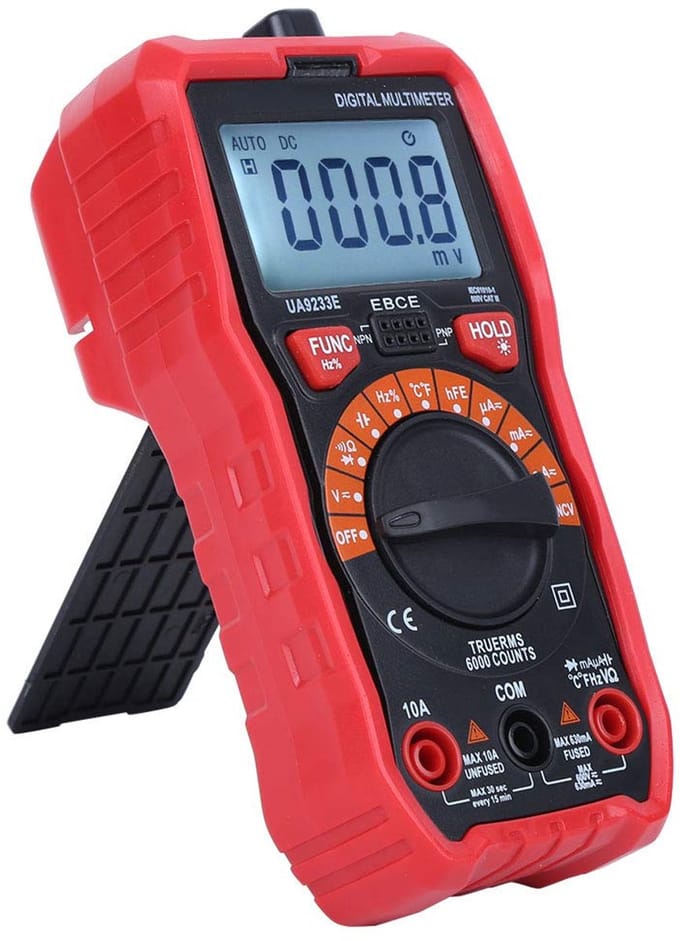 Digitale Multimeter - Stroommeter Tester - Elektrisch Onderhoud - Veiligheidsklasse III - 1999 Weergave