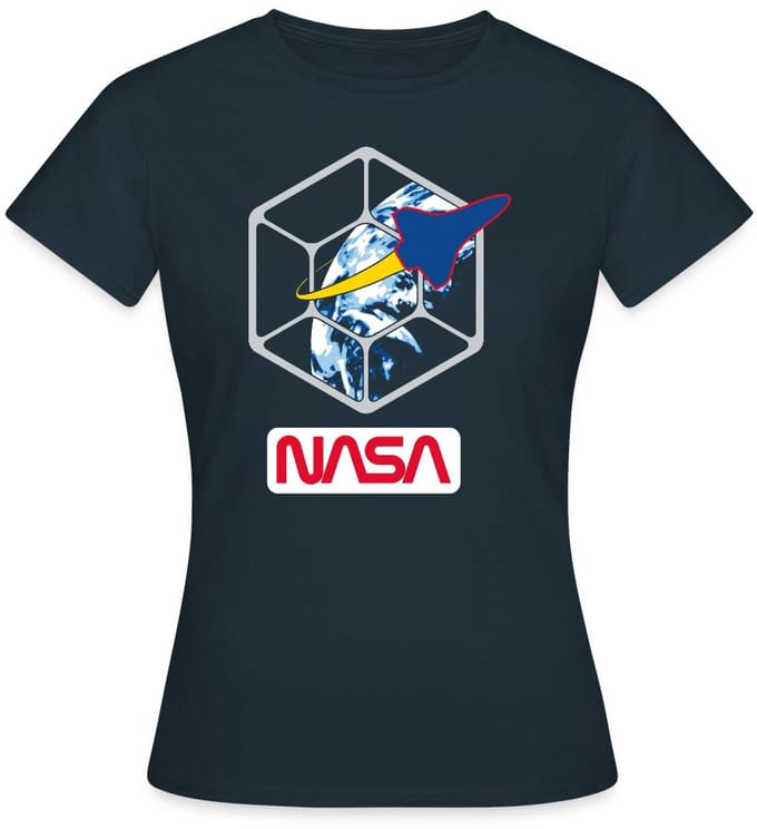 NASA-baan om de aarde T-Shirt Dames