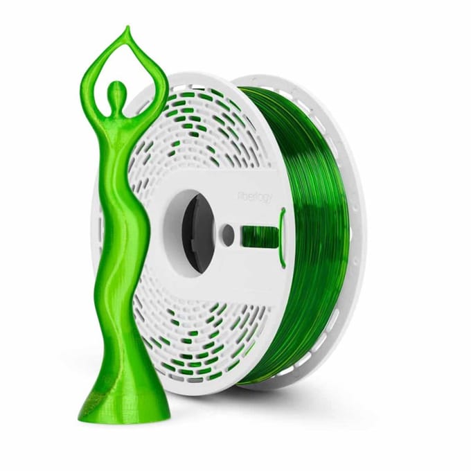 Fiberlogy HS PLA Clear Light Green