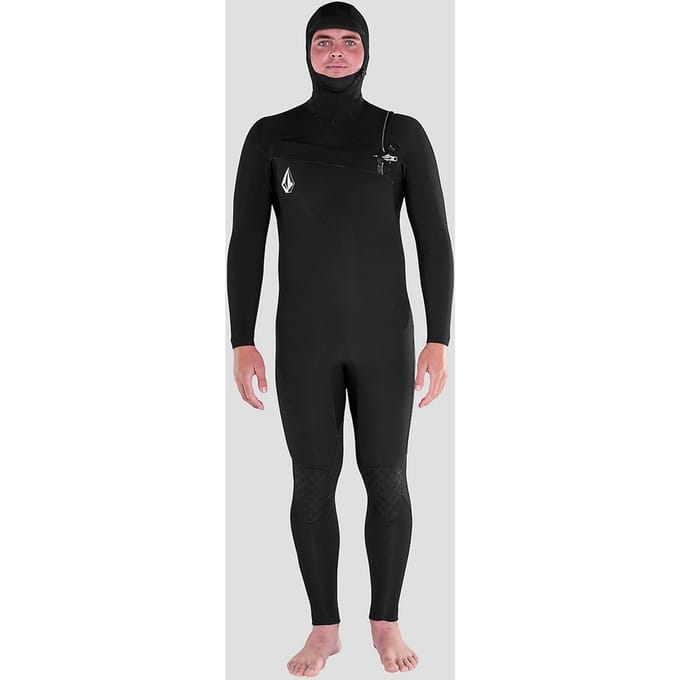 Volcom 5/4/3mm Hood Chestzip Full Wetsuit zwart