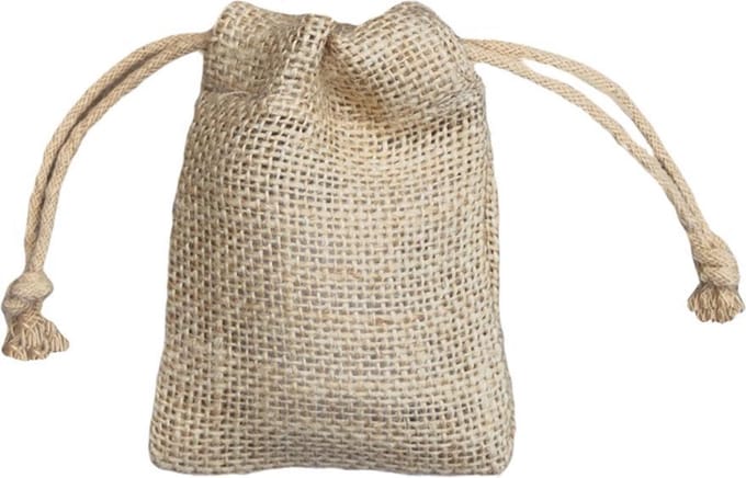200 stuks Natuurlijk Jute Zakjes 7,5x10cm 290 gr