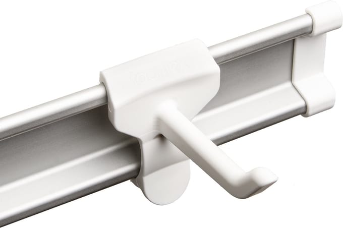 Toolflex One 3-Pack Gereedschapshaken voor Railmontage Wit
