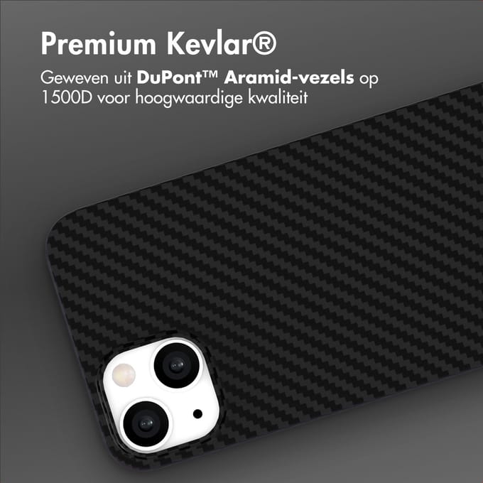 Accezz Hoesje - Geschikt voor Apple iPhone 13 - backcover - Zwart