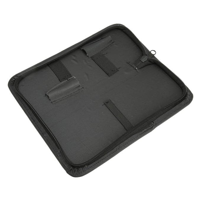 PU-schaarhouder/etui, professionele kapperszaak, opbergtas voor kammen en scharen. gray