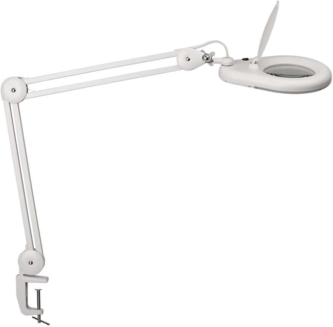 Loeplamp LED met Tafelklem en 3 Dioptrielens - Verstelbare Armlengte