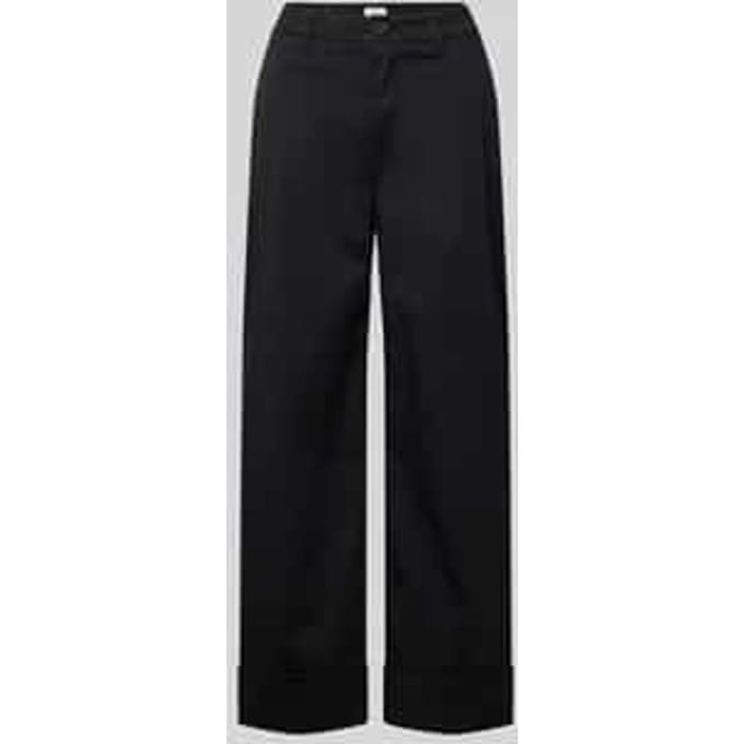 Wide leg culotte van katoenmix