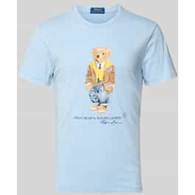 T-shirt met labelprint