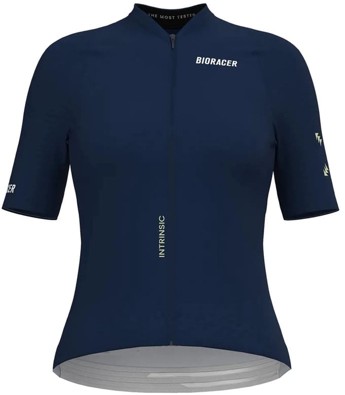 Bioracer Icon Korte Mouw Wielertrui Blauw S Vrouw