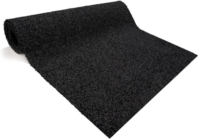 Keukenloper antraciet katoen - 50x150 cm - Antislip wasbaar - JYG Katcot
