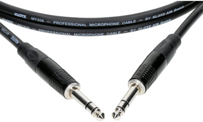 Klotz B4PP1K0100 Patchkabel stereo 1 m - Stereo patch kabel