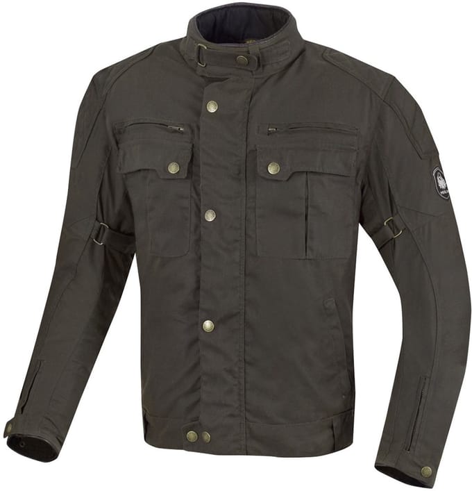 Merlin Perton Bruin Wax Motorjas - Jas