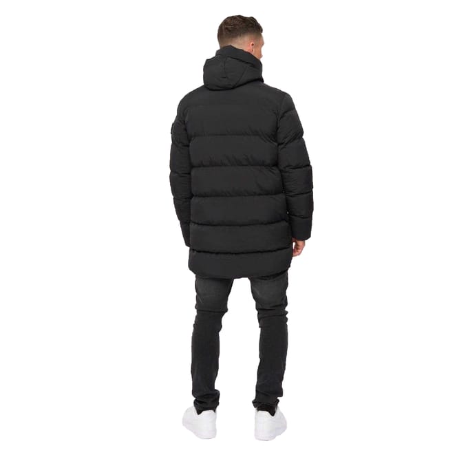 Crosshatch Heren Kaptoore Jas (Zwart)