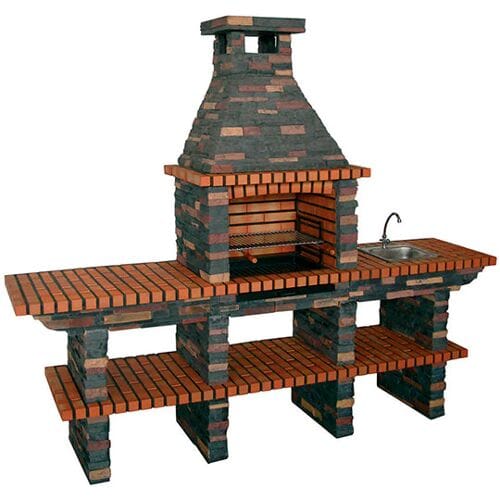 My Barbecue Stenen barbecue met spoelbak CS2090F