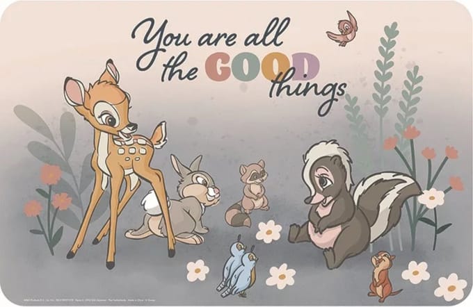Disney Bambi good things placemat 43 x 28 cm multicolor