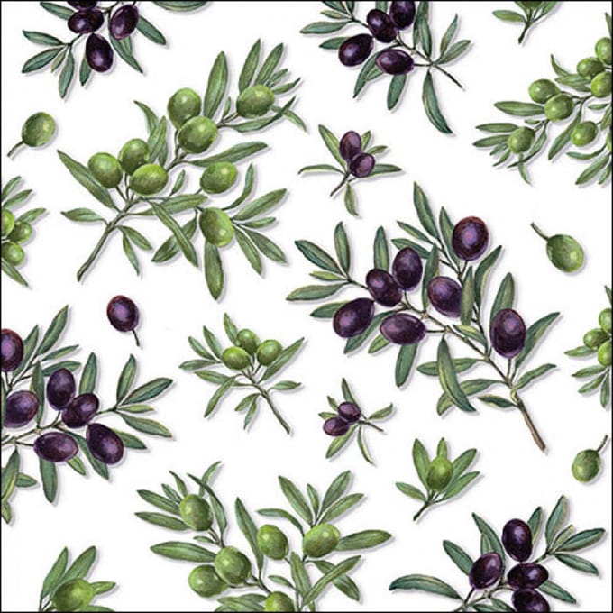 Ambiente - Servetten 'Olives All Over' (20 stuks)