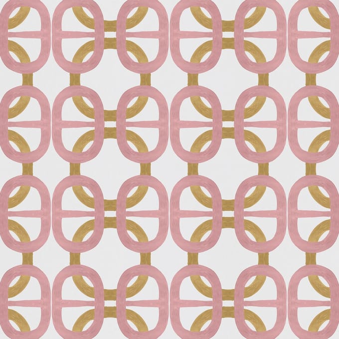 Behang Jeanne Luc roze