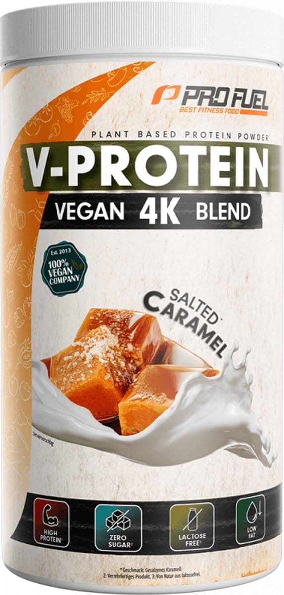 ProFuel V-Protein 4K Blend (750g) Salted Caramel - Eiwitten - Veganistisch eiwit