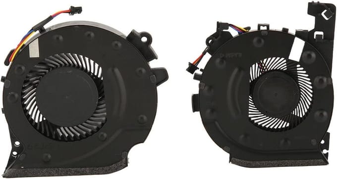 Dailygoods - CPU GPU-koelventilator - Laptop-koeling - Lichtgewicht ontwerp - Ideale vervangingsventilator - Voor Pavilio...