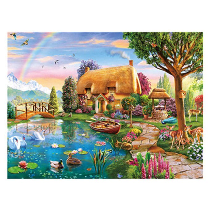 Diamantschilderijen Kat Diamant Borduur Cartoon Diamant Kruissteek 20X30CM gray