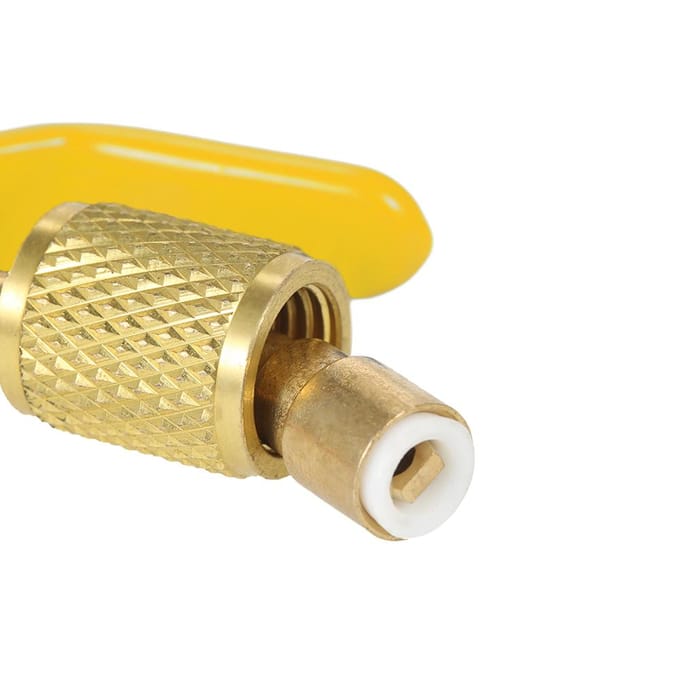 Koudemiddel 1PC Kleurgecodeerd R410A R134A Afsluiter voor AC HVAC Koeltechniek Laadslangen
