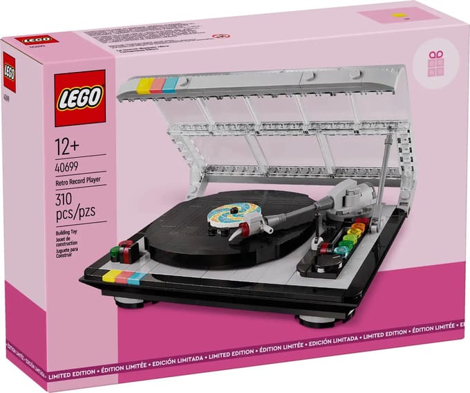 LEGO Retro Record Player 40699, Bouwpakket, 12 jaar, Kunststof, 310 stuk(s)