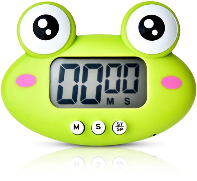 Zeynomax - Digitale Timer - Kooktimer - Magnetisch Ontwerp - Groen - Keuken Timer - Multifunctioneel - Geschikt voor Koken en Bakken
