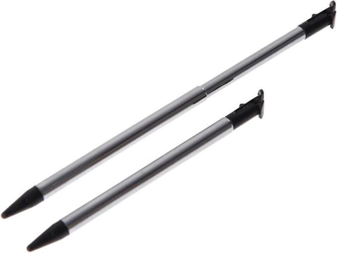 2x Inschuifbare Stylus Pen geschikt voor New Nintendo 3DS XL